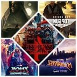 Movie posters for 'Stranger Things 4', 'Thor', 'Obi-Wan Kenobi', 'Ms. 《漫威》和《壮志凌云:特立独行》.